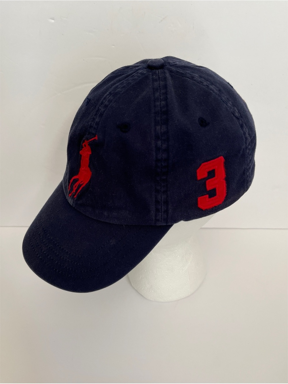 Polo Ralph Lauren Navy and Red Big Pony Cap